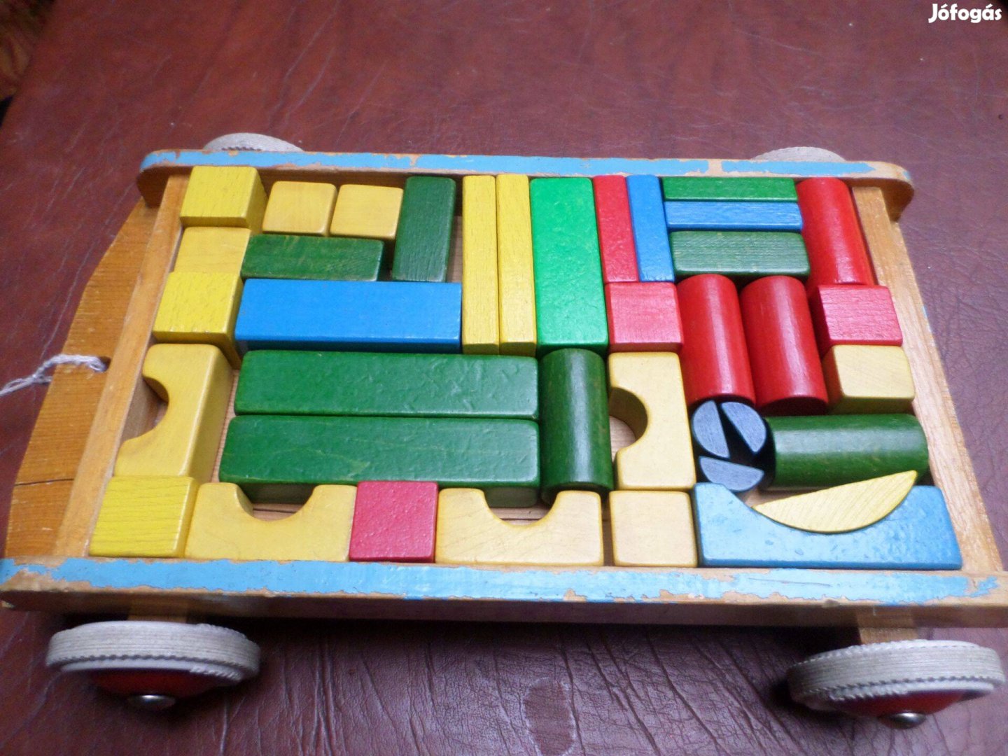Retro fa játék kocka német 70-es évek