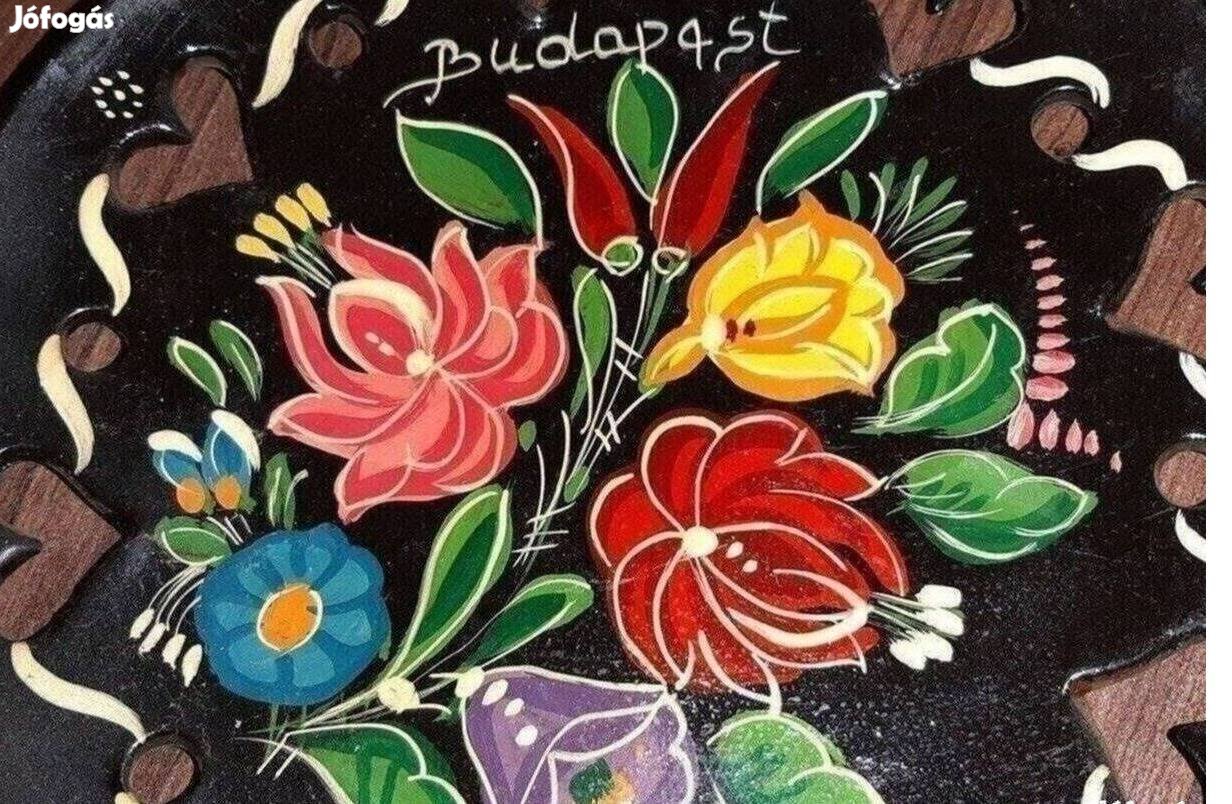 Retro falitányér Budapest emlék