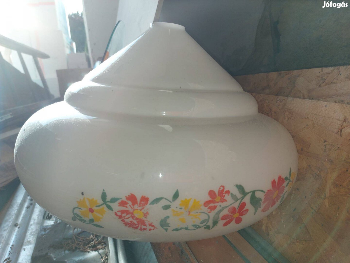 Retro fehér hibátlan nagy lámpabúra 3900Ft Veszprém