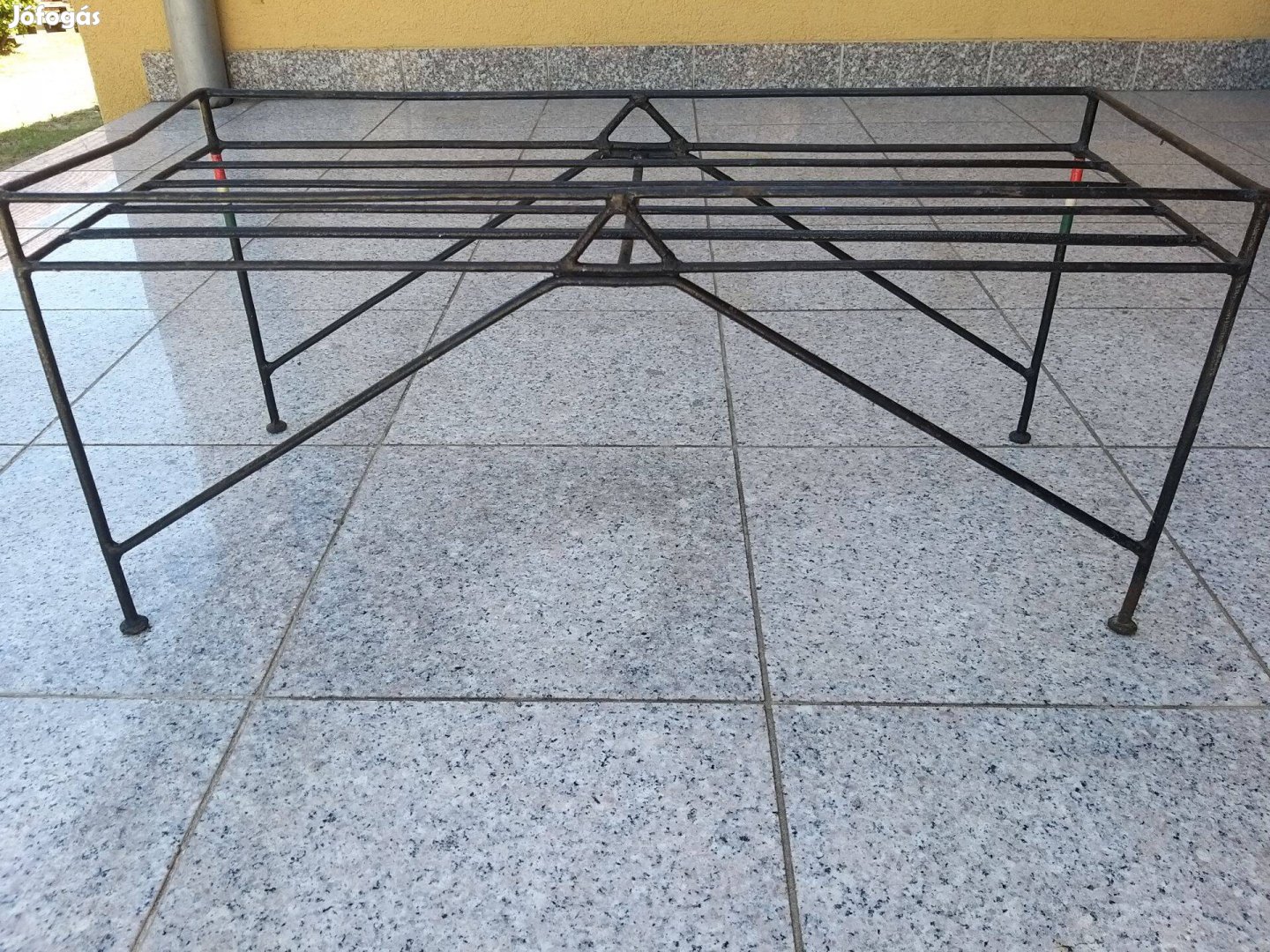 Retro fém polcos állvány , cipőtartó , virágtartó