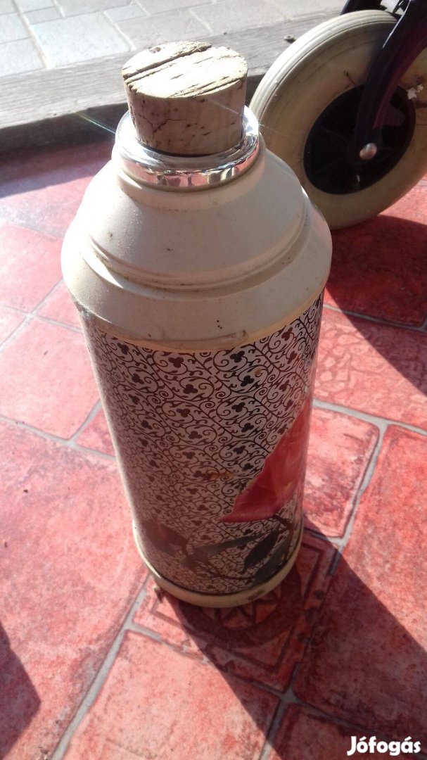 Retro fémházas termosz hibátlan 1 l-es