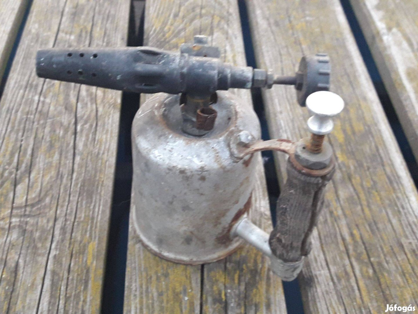 Retro forrasztólámpa, gázlámpa, gázforrasztó
