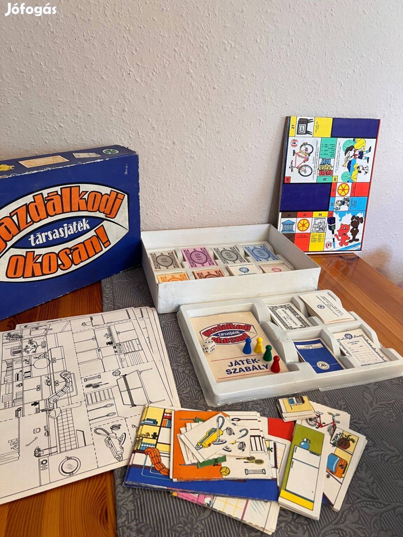 Retro gazdálkodj okosan! - társasjáték