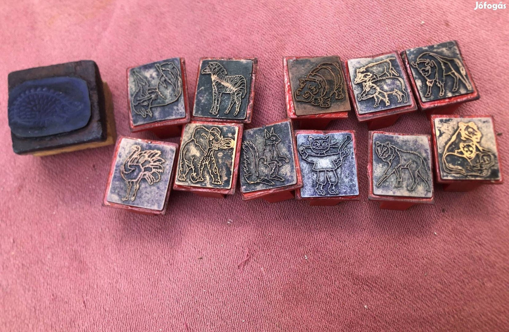 Retró gyereknyomda 12 db 3000 Ft