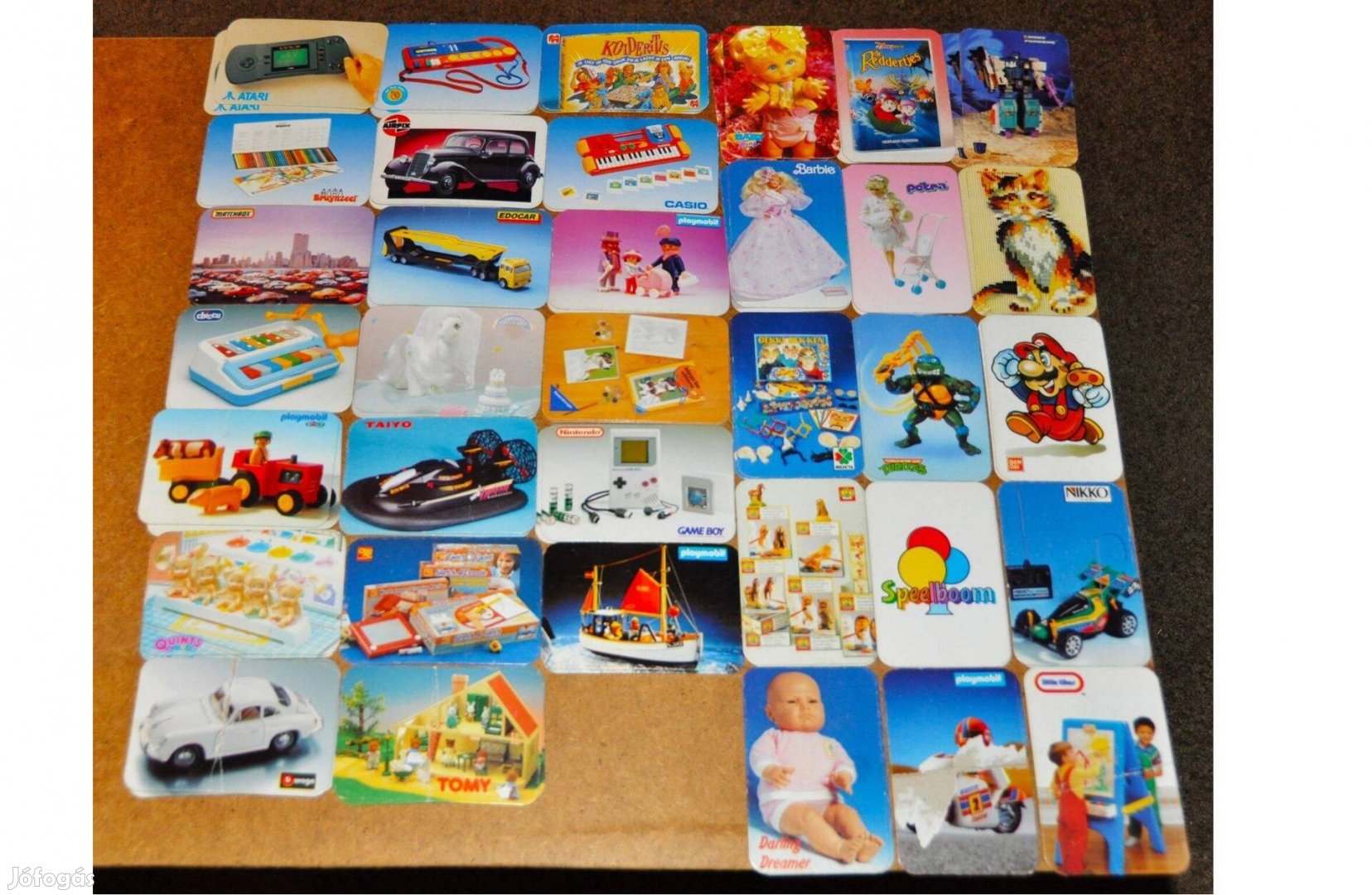 Retro gyermek memória játék, memória kártya