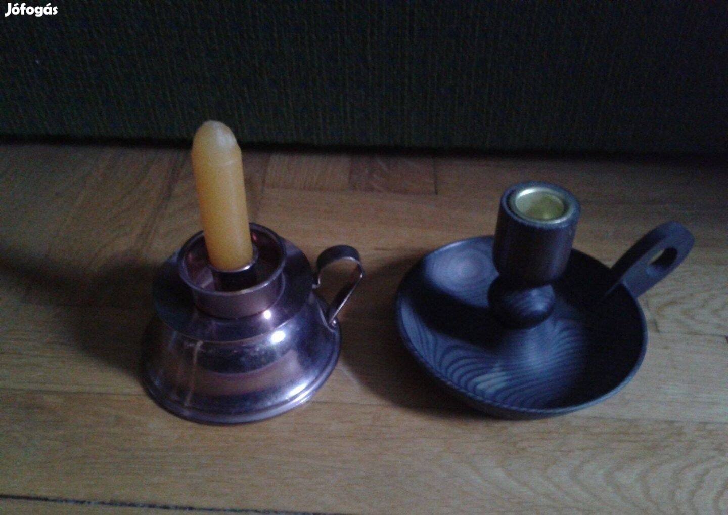 Retro gyertyatartó, dísztárgy