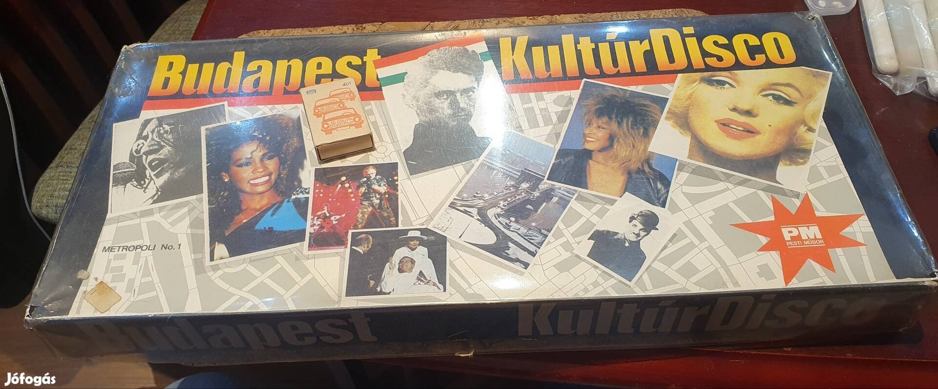 Retro hiánytalan Budapest kultúrdisco társasjáték szocreál kádár