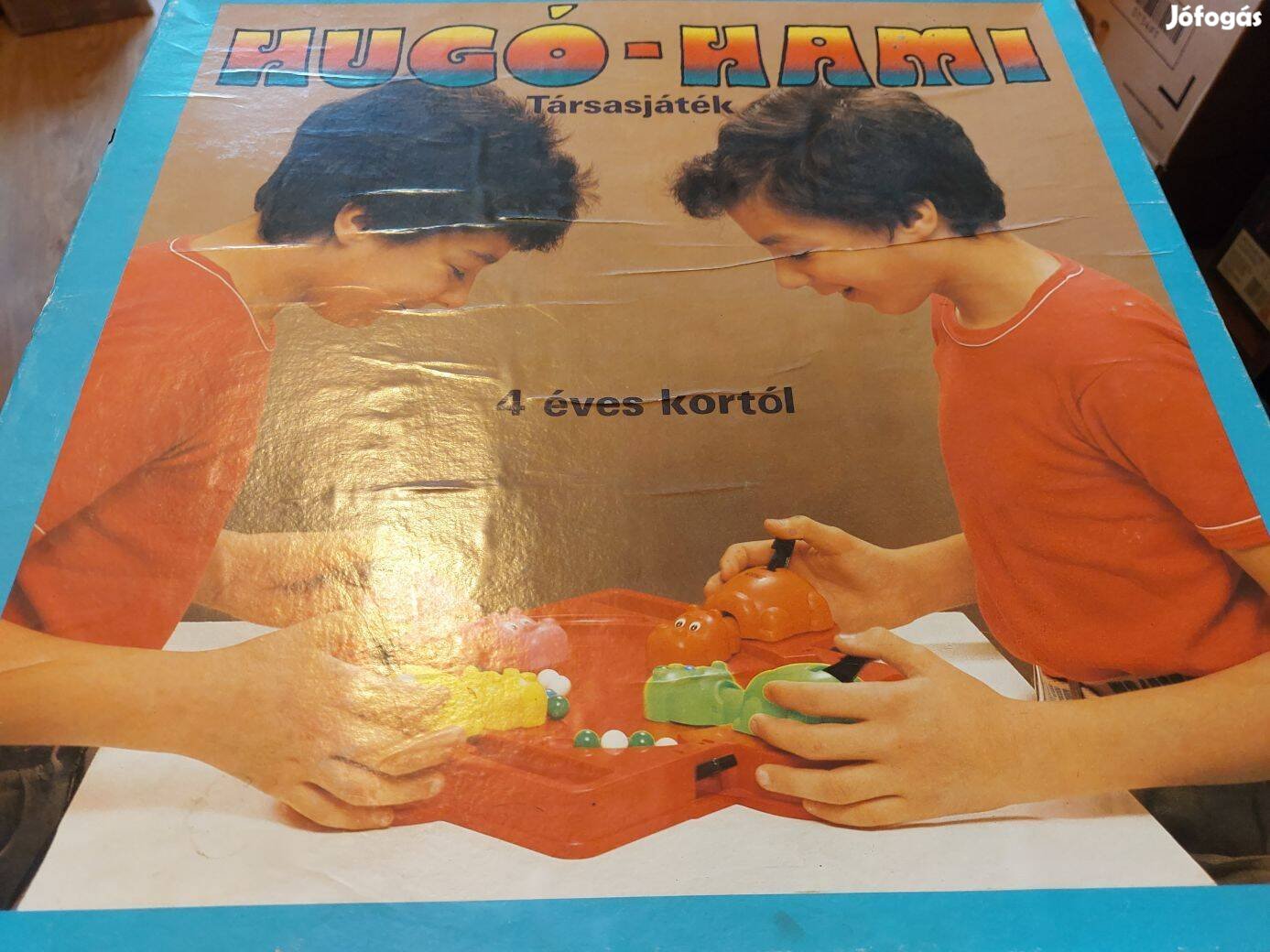 Retró hiánytalan Hugó hami társasjáték (Hugó-hami)