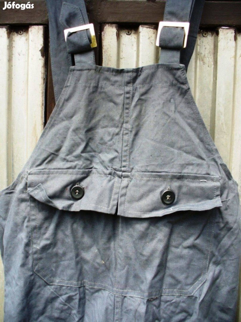 Retro hidegháborús PV polgári védelmis - védelmi kantáros nadrág S