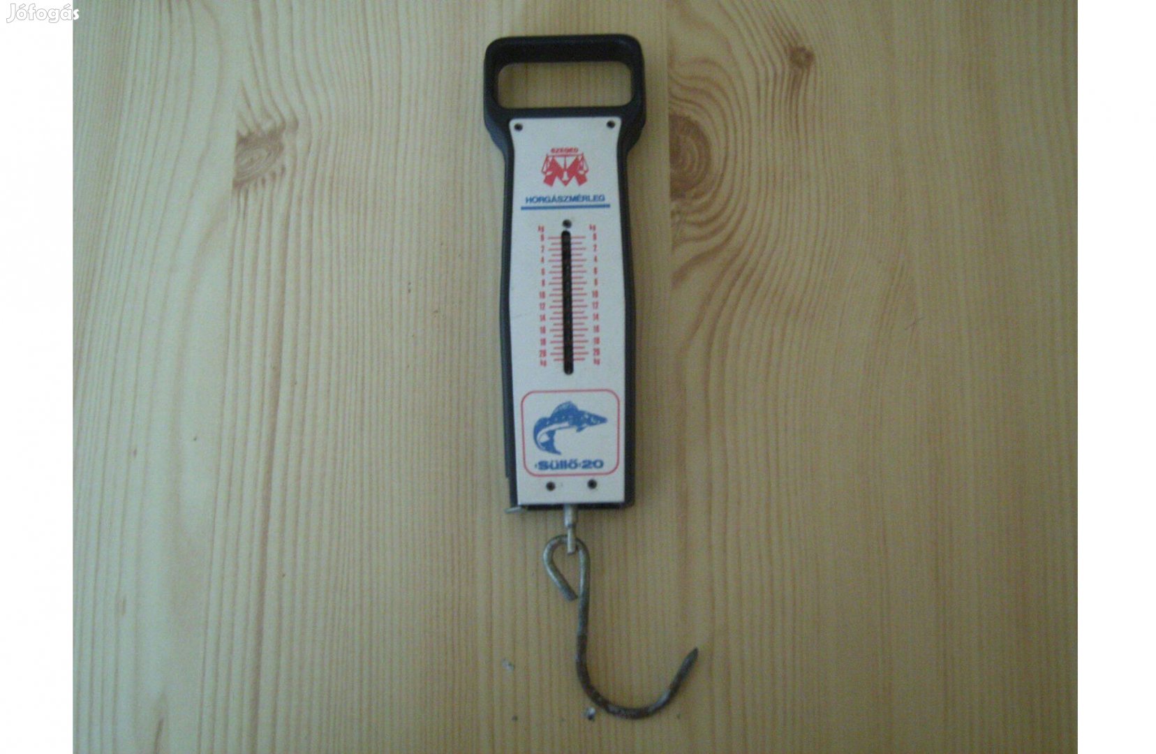 Retró horgászmérleg, Szeged, Süllő 20, függő akasztós