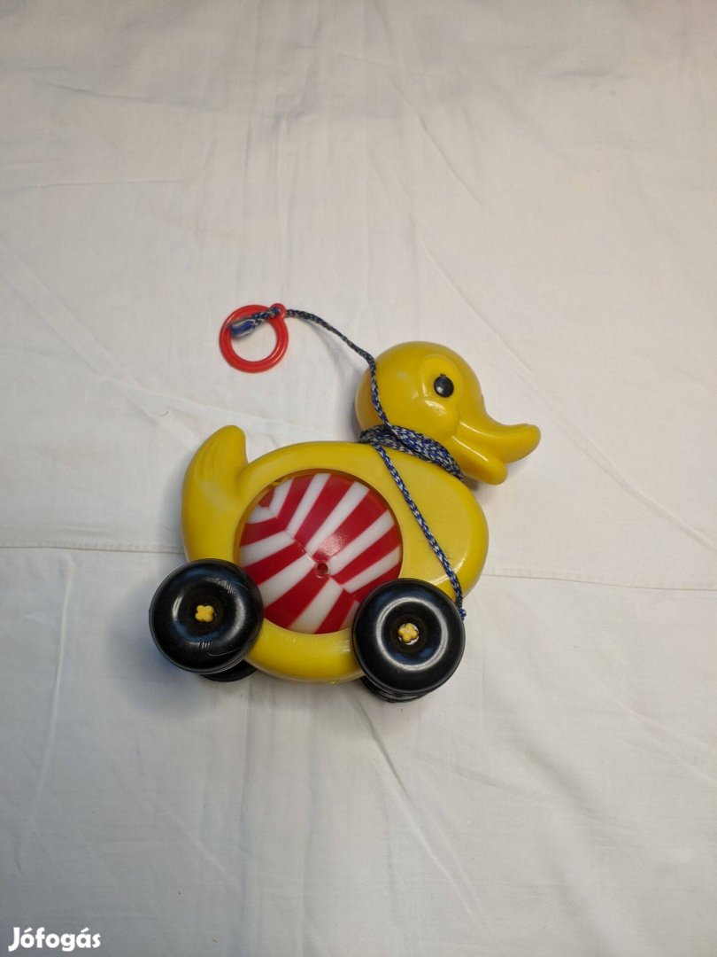 Retro húzható kacsa játék