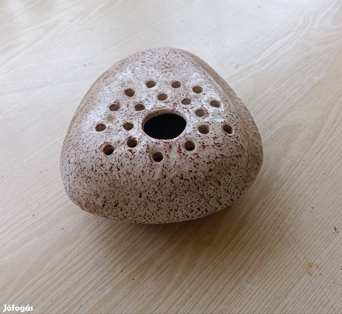 Retró iparművészeti ikebana kerámia váza