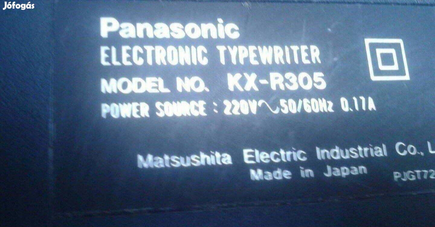Retro írógép Panasonic Japán hibás