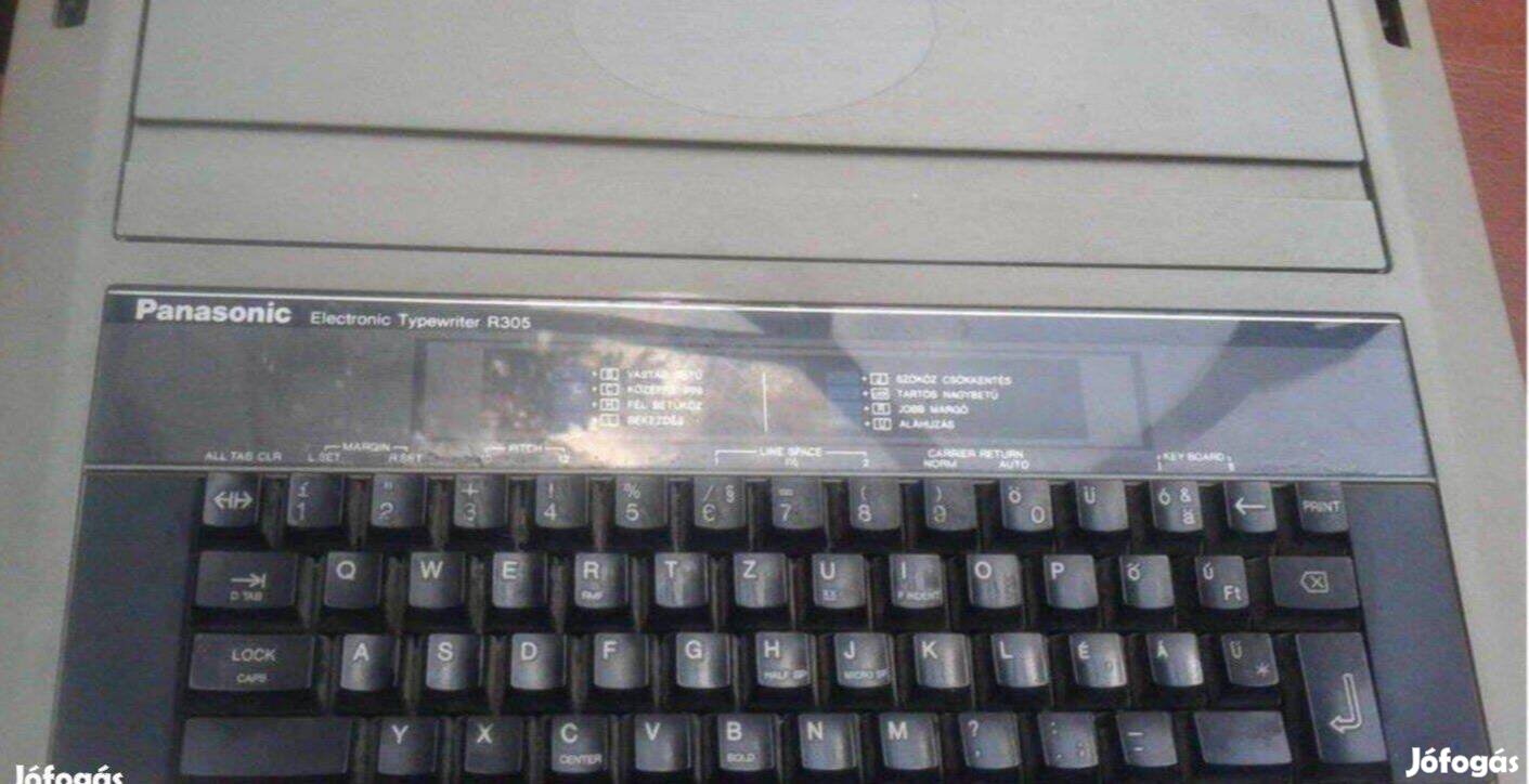 Retró írógép elektromos Panasonic