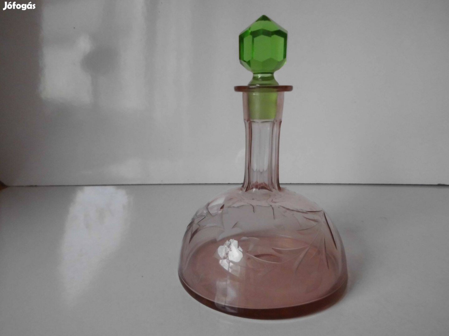Retro italos üveg csiszolt üveg záróval