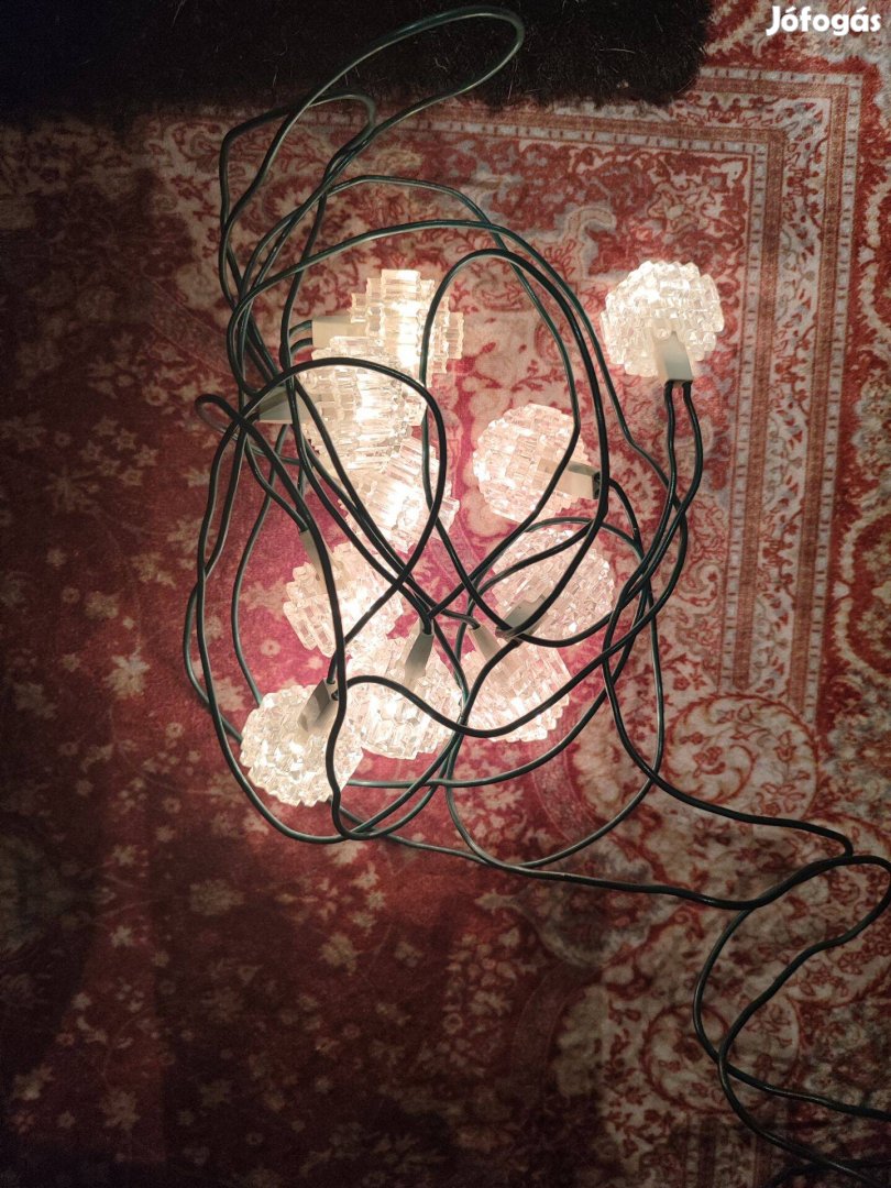 Retró izzósor krisztály alak, működik