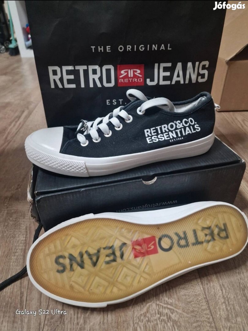 Retro jeans férfi cipő
