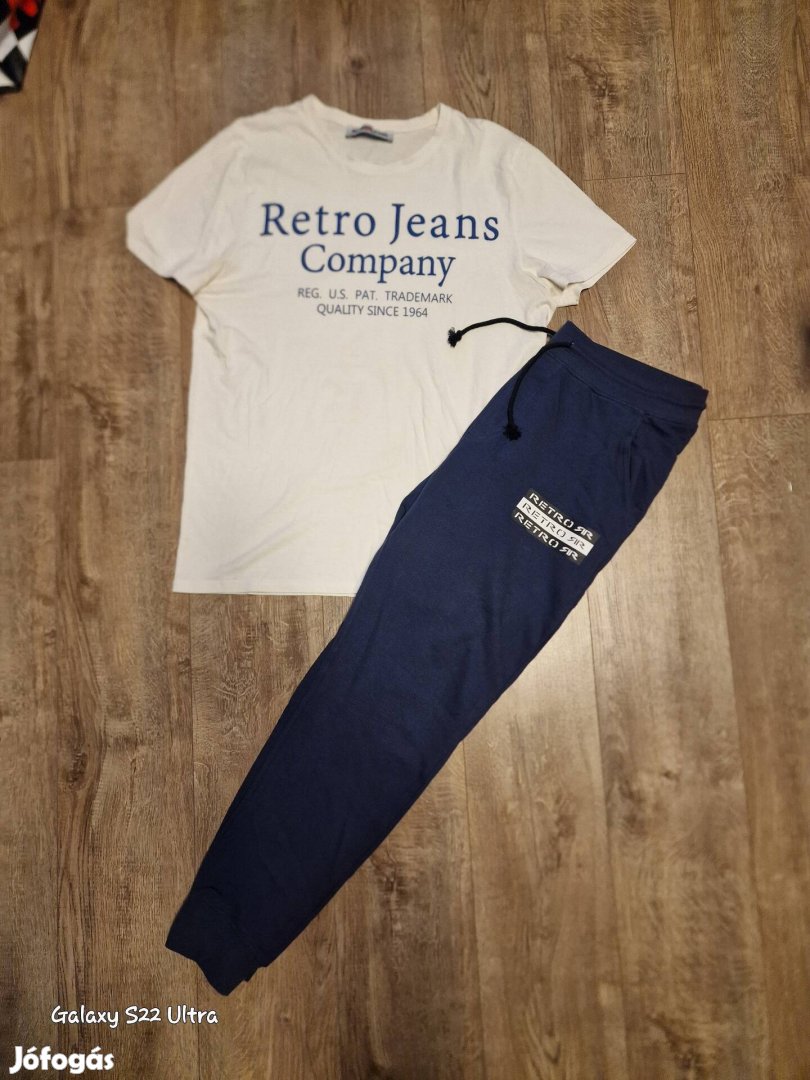 Retro jeans férfi szett