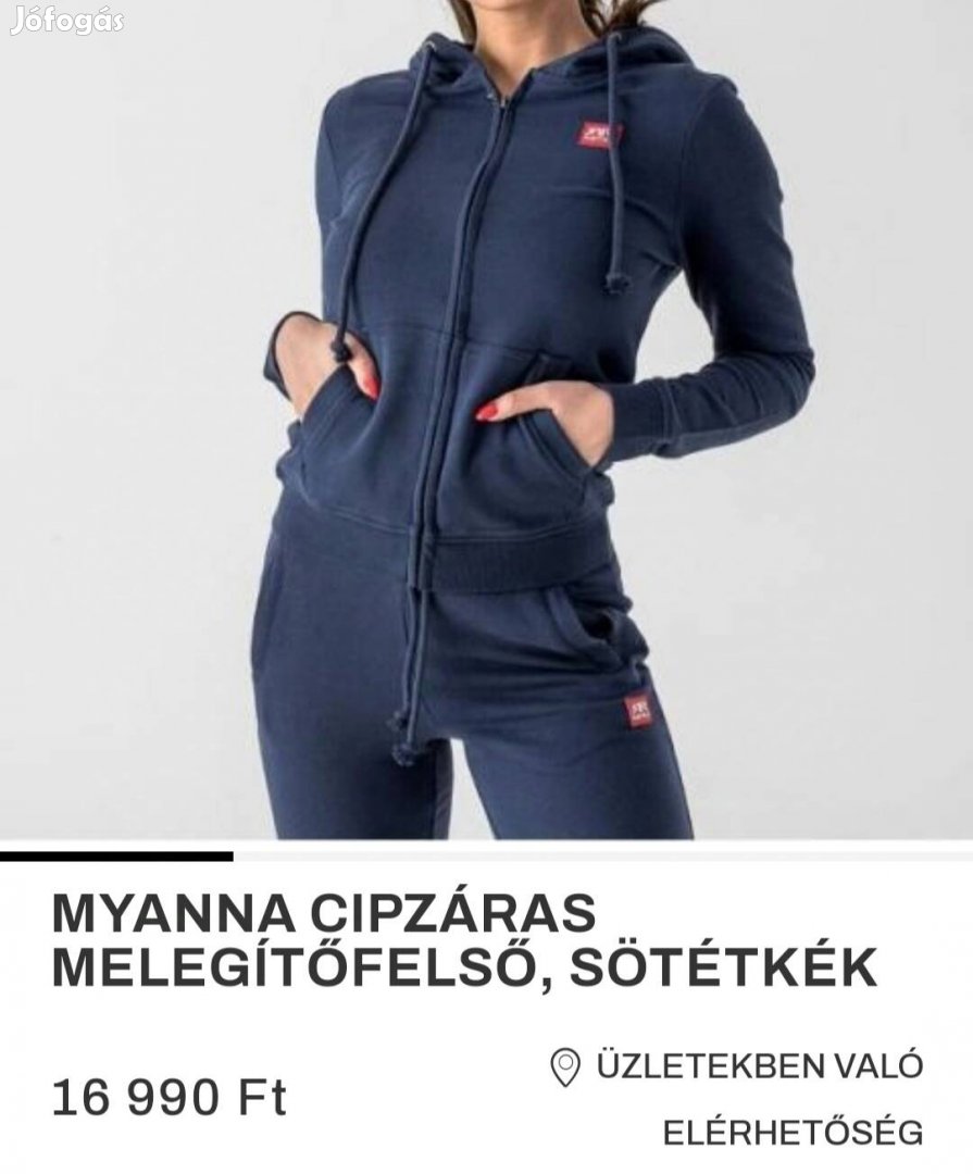 Retro jeans női kapucnis felső újszerű 