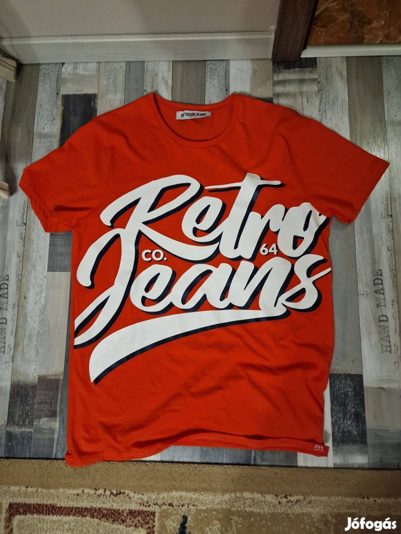 Retro jeans póló