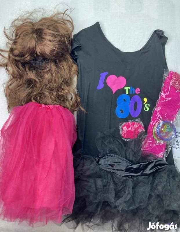 Retro jelmez, 80-as évek jelmez, felnőtt jelmez DK374