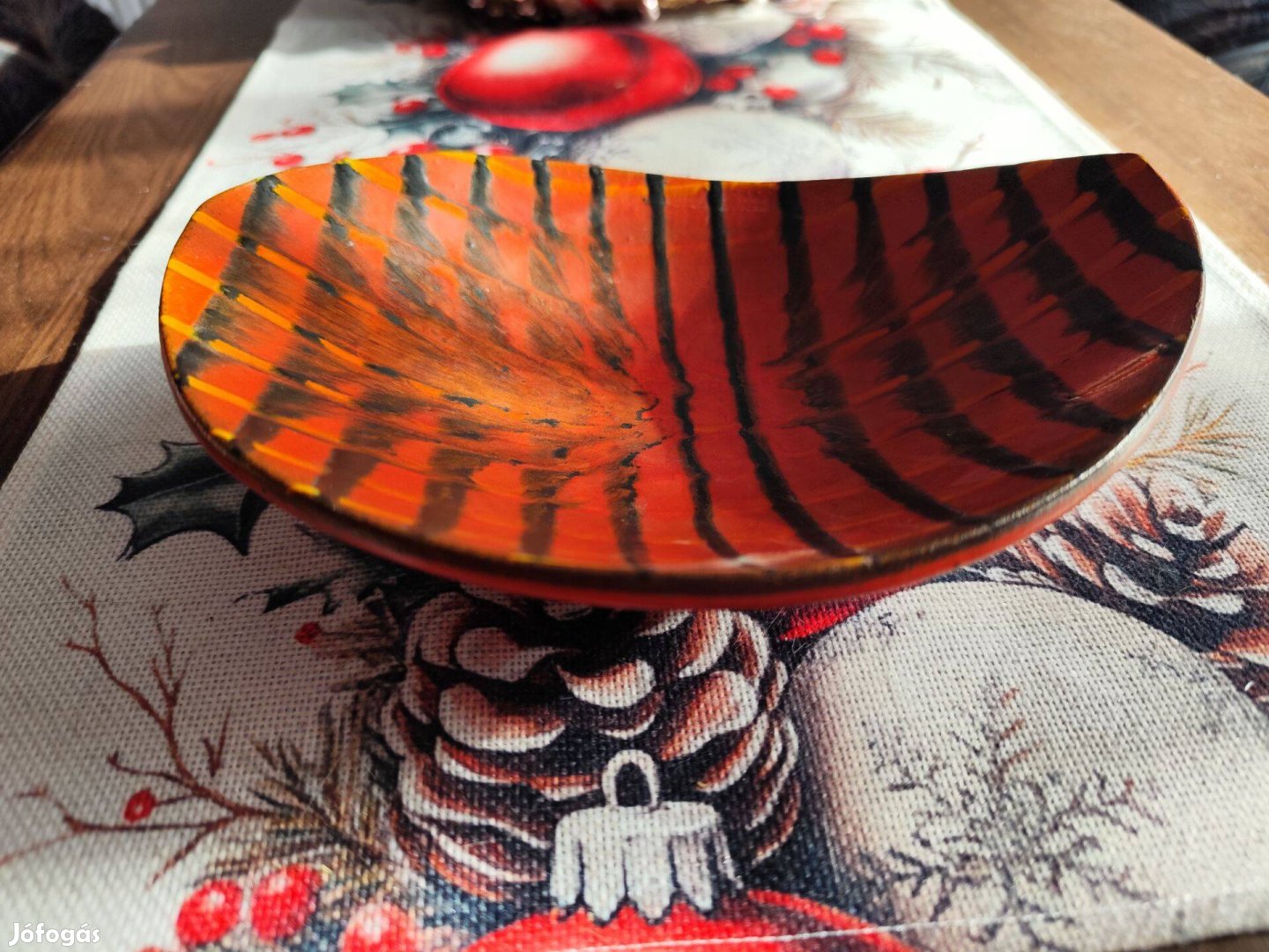 Retró kerámia dísz tál eladó