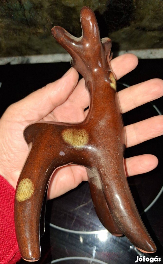 Retro kerámia őz, őzike