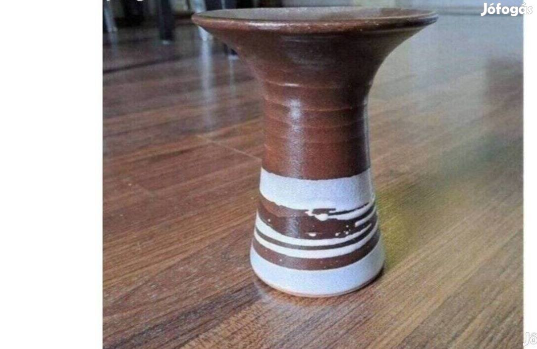 Retro kézzel festett váza