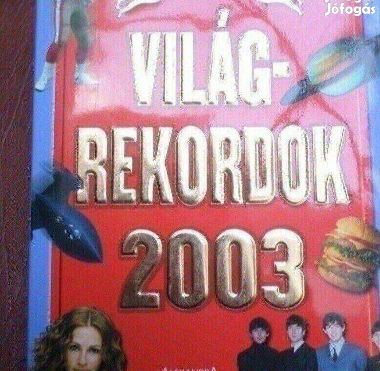 Retro könyv lexikon Világrekordok 2003 Új