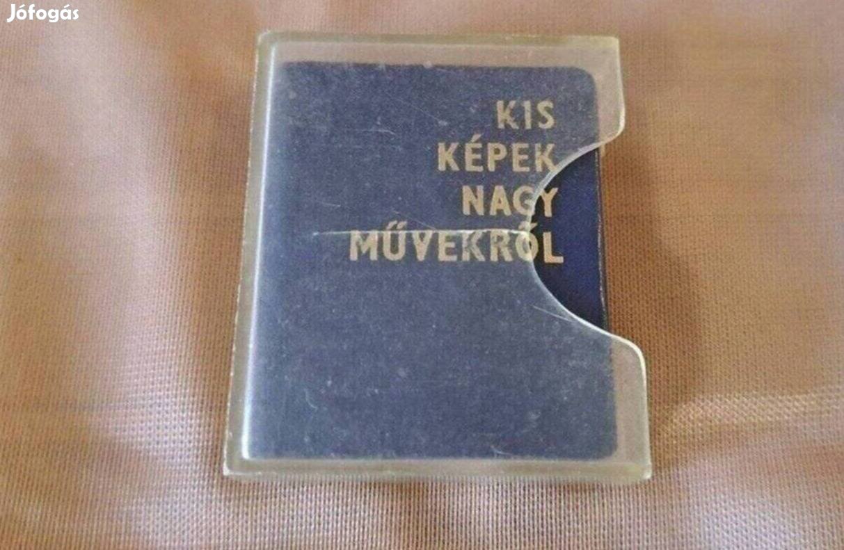 Retro könyvecske-képek nagy művészekről