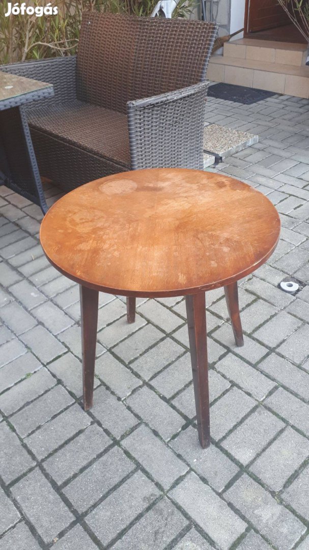 Retro körasztal, dohányzó asztal