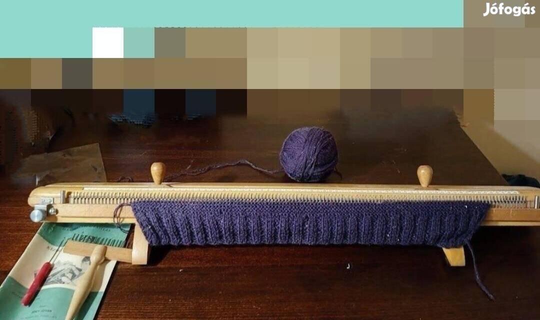 Retro kötőgép Zsuzsi