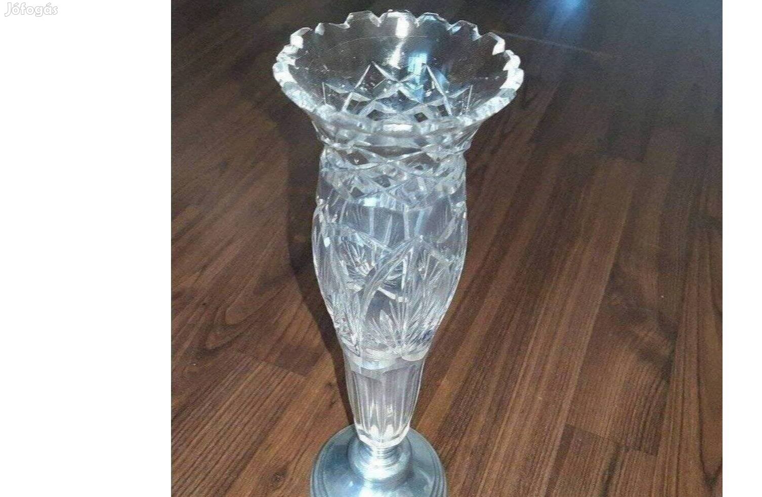Retro kristályváza