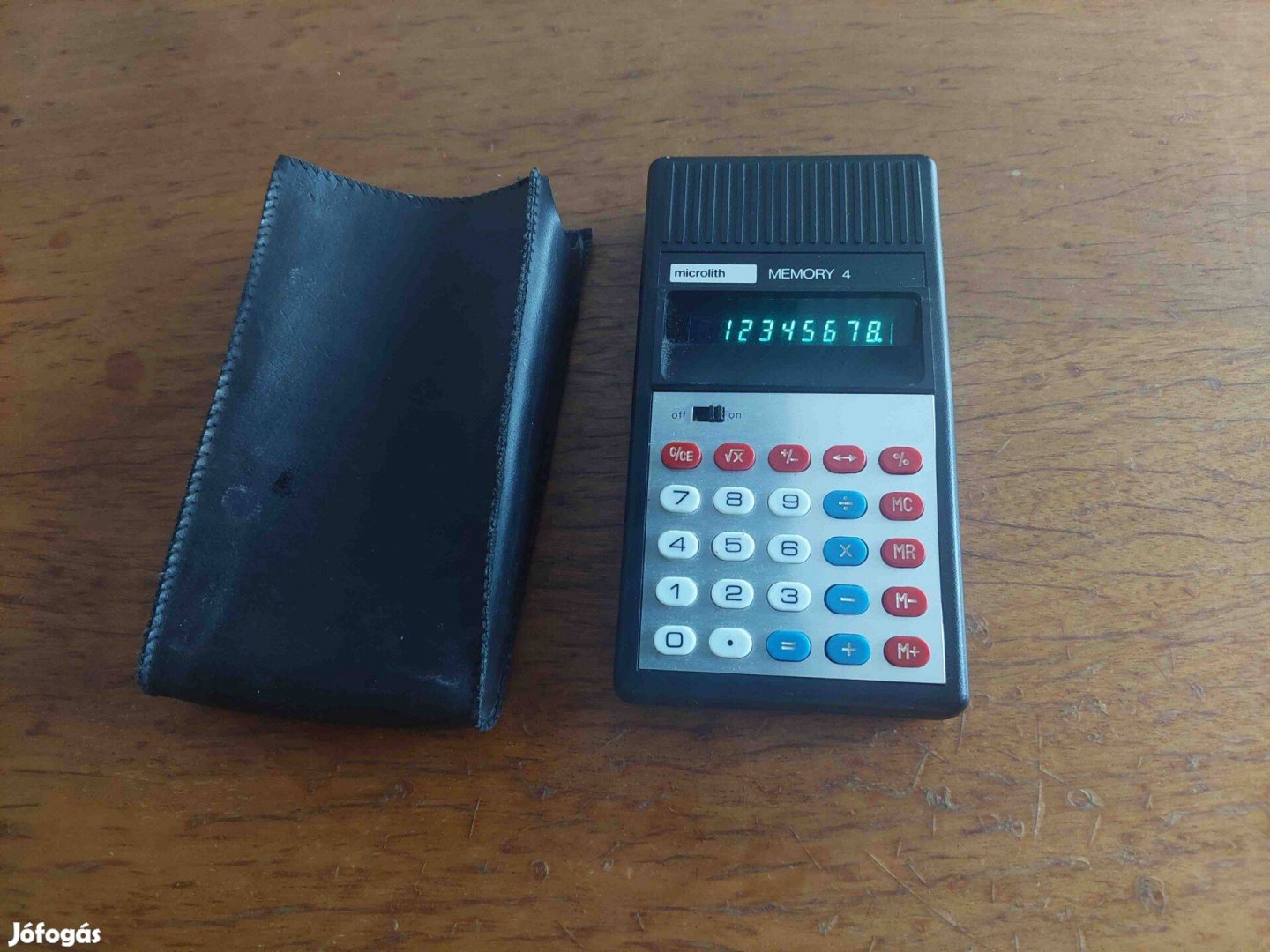Retro ledes Mikrolith zsebszámológép