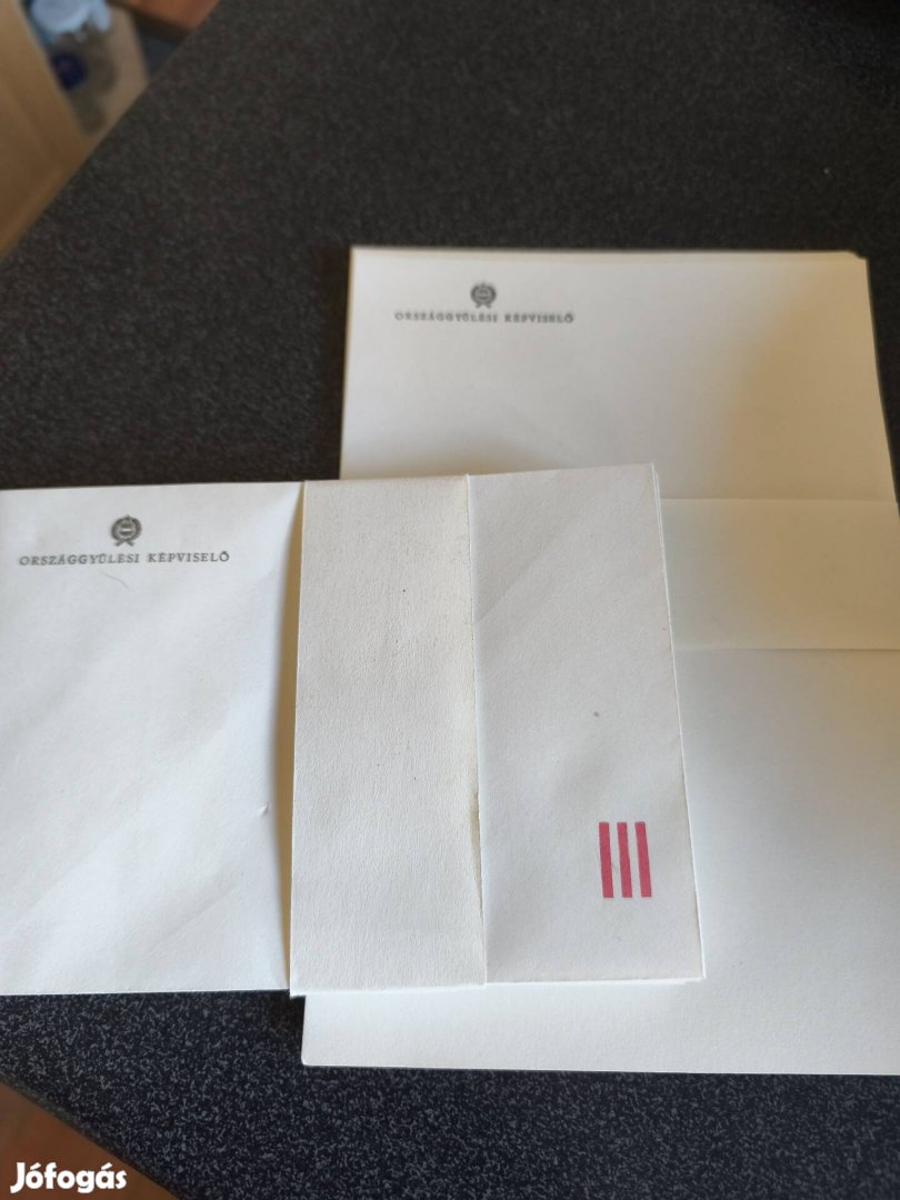 Retro levélpapír boríték irodaszer