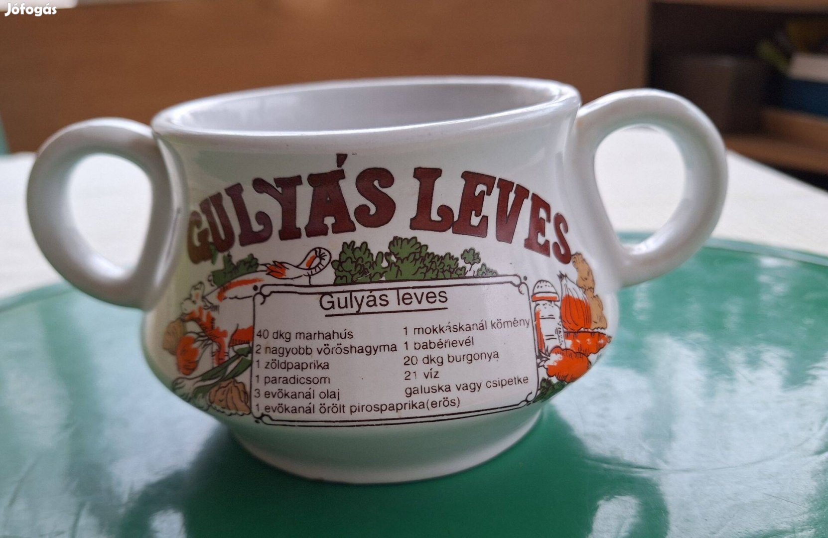 Retro leveses bögre