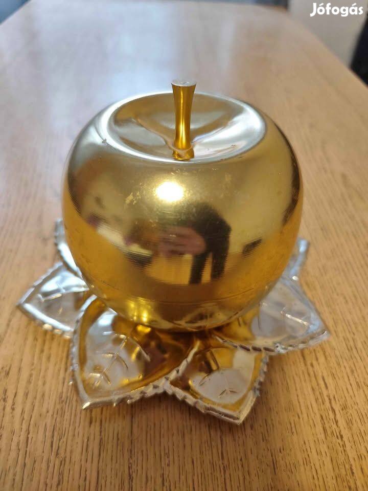 Retro likőrös pohár készlet alma formájú