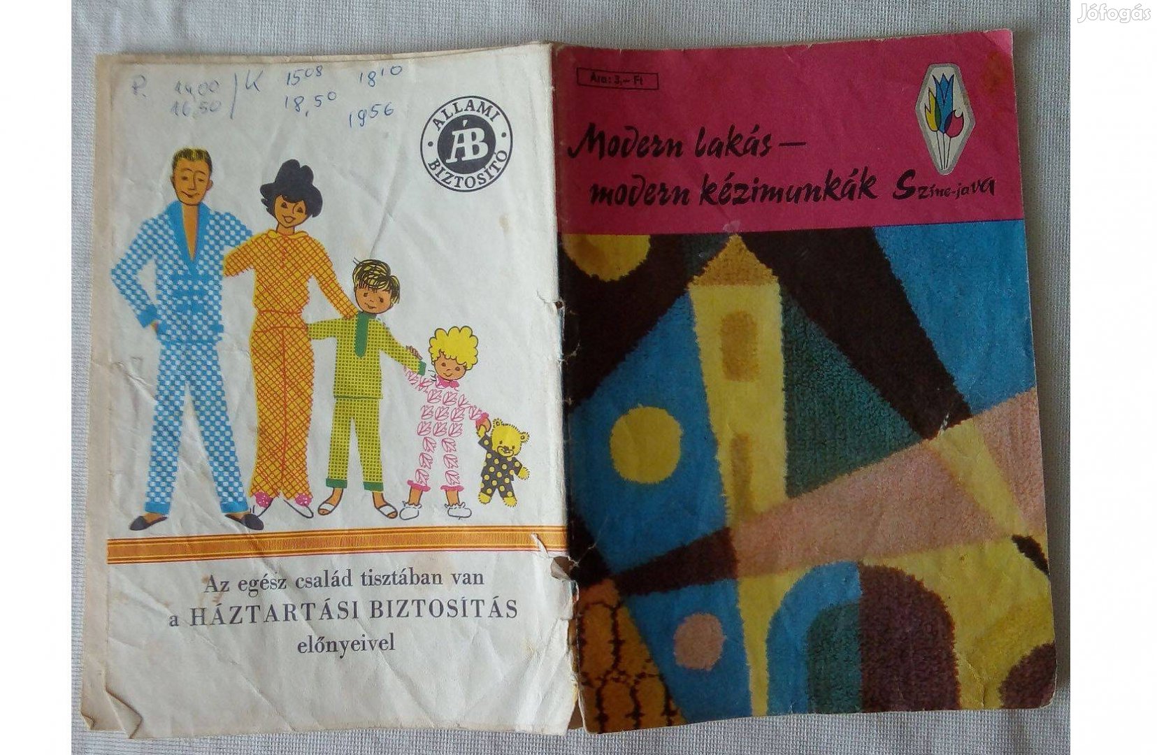 Retró magazin 1971dec. Modern lakás-modern kézimunkák Színe-java