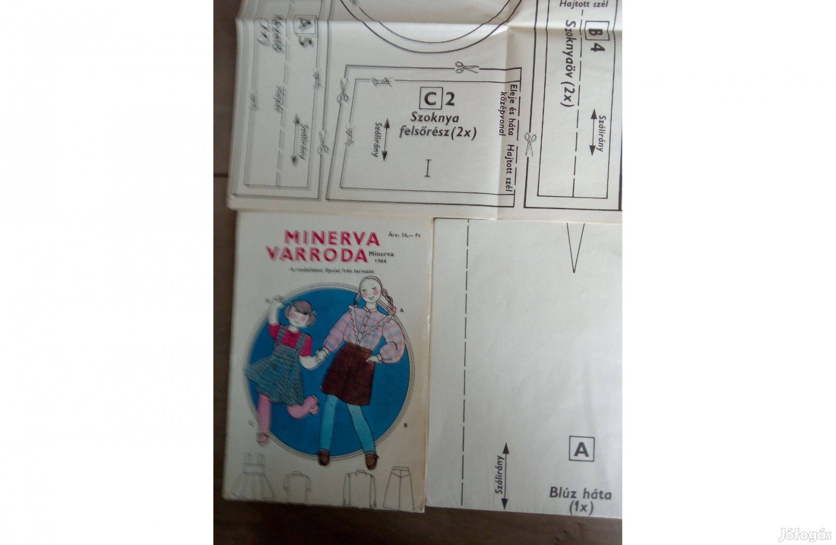 Retró magazin 1984, Minerva Varroda szabásminta melléklettel