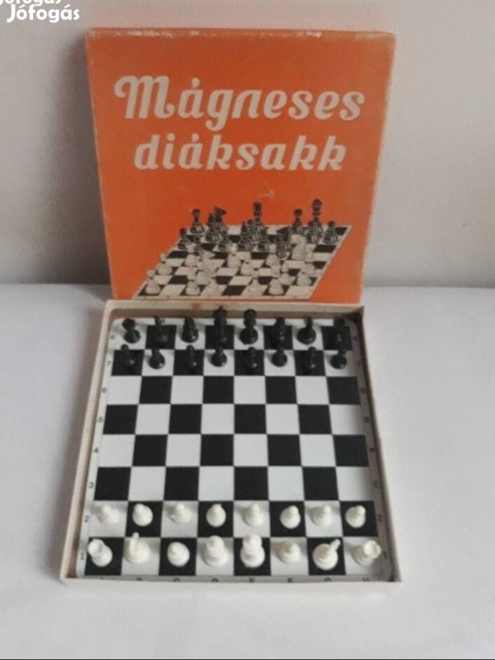 Retro mágneses diáksakk