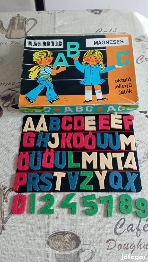 Retró mágneses játék.