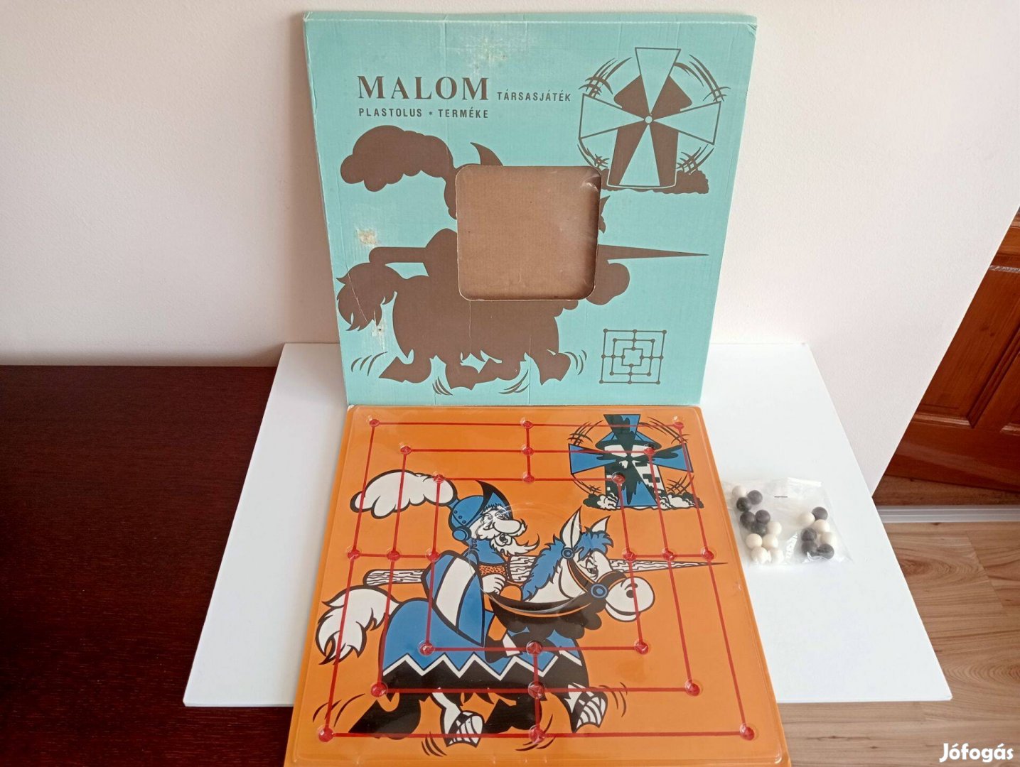 Retro malom játék a 80-as évekből Szarvas Plastolus Szép