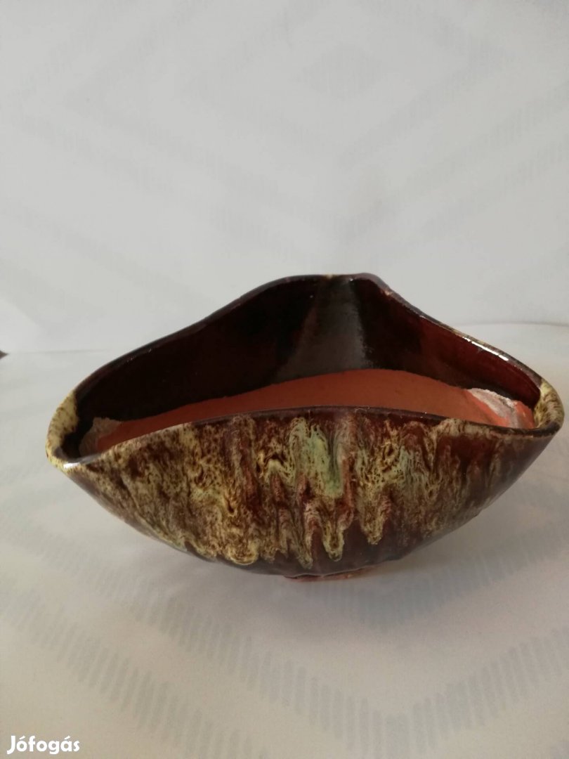 Retro mázas kerámia dísztárgy