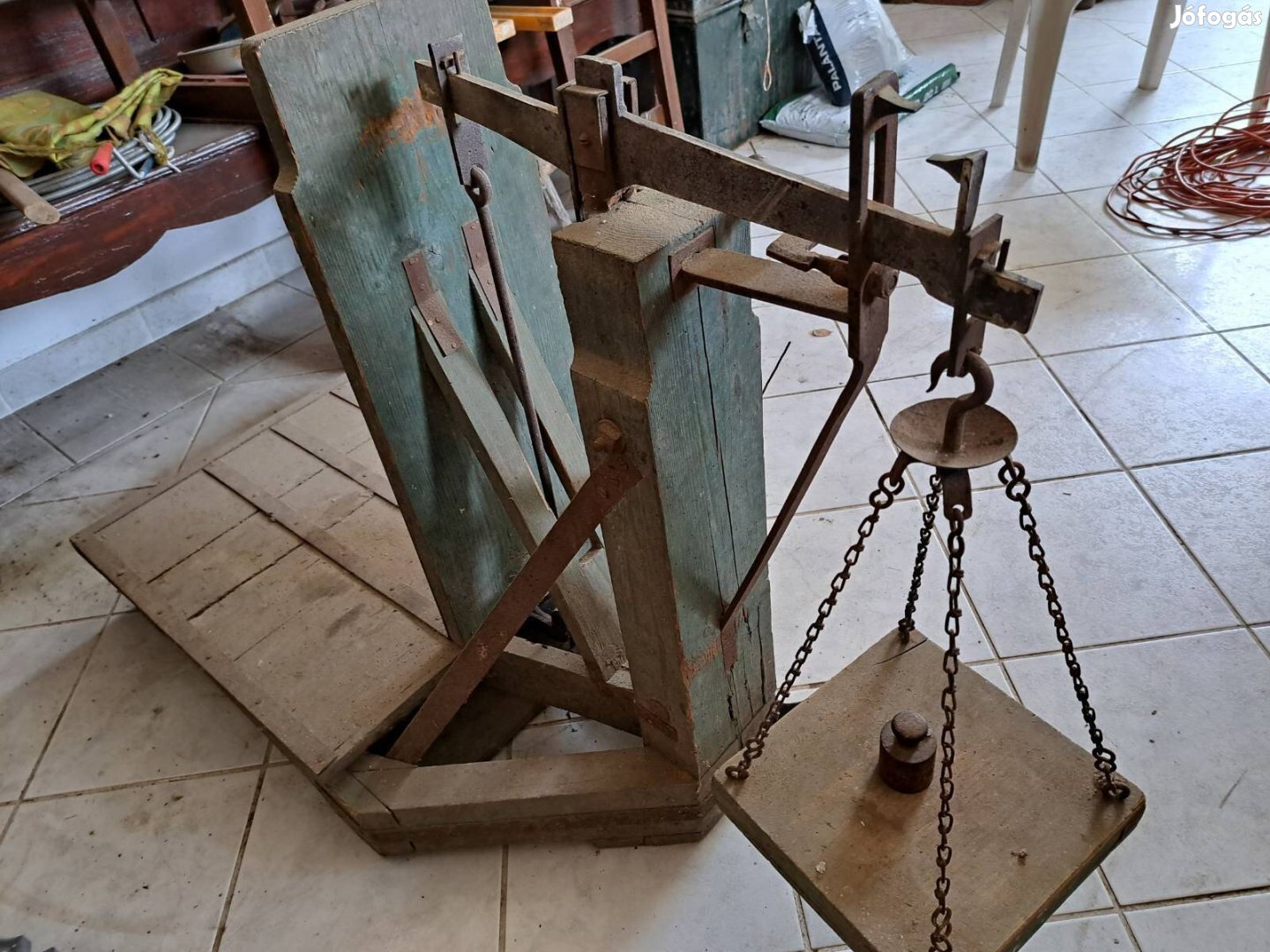 Retró mérleg mázsa eladó Békéscsabán