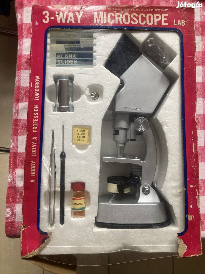 Retró mikroszkóp japán 80-as évek