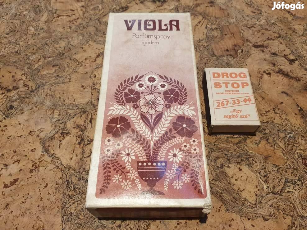 Retro modern viola parfümspray az NDK-ból pipere kölni