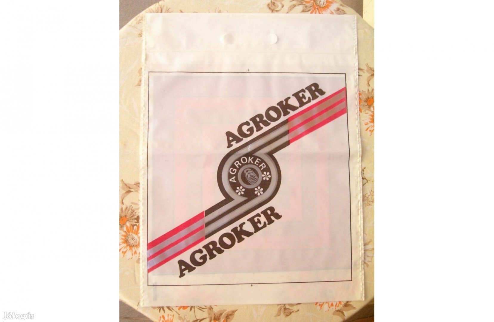Retró műanyag, Agroker reklám szatyor, táska