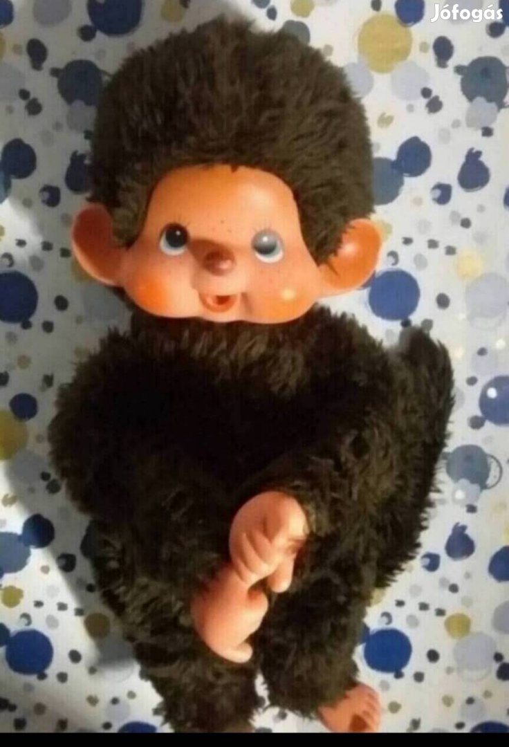 Retro nagy méretű Monchhichi moncsicsi 