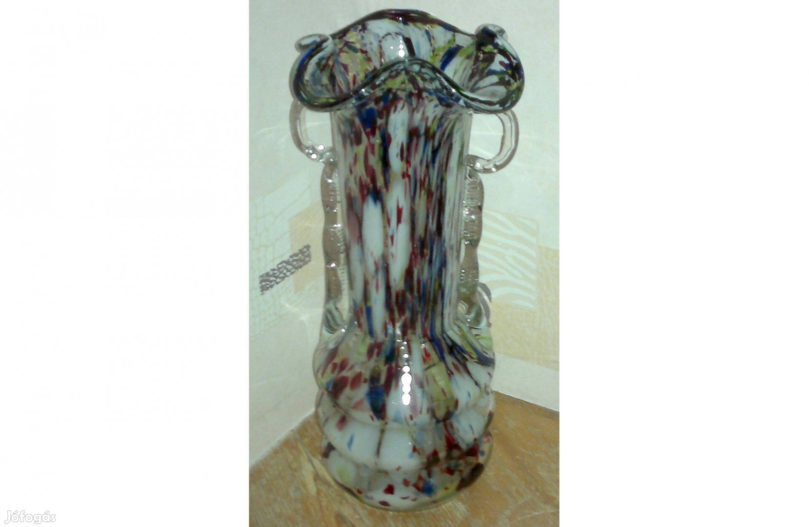 Retro nagy üveg váza