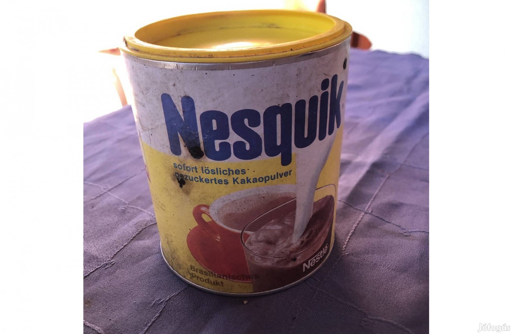 Retró nesquik kakaós doboz tetővel 2800 Ft